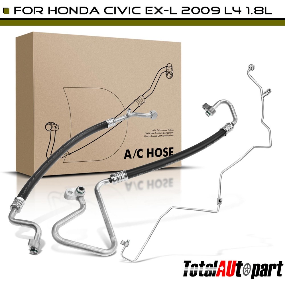 New 3x Suction & Discharge & Liquid Line Assembly for Honda Civic EX-L 2009 1.8L