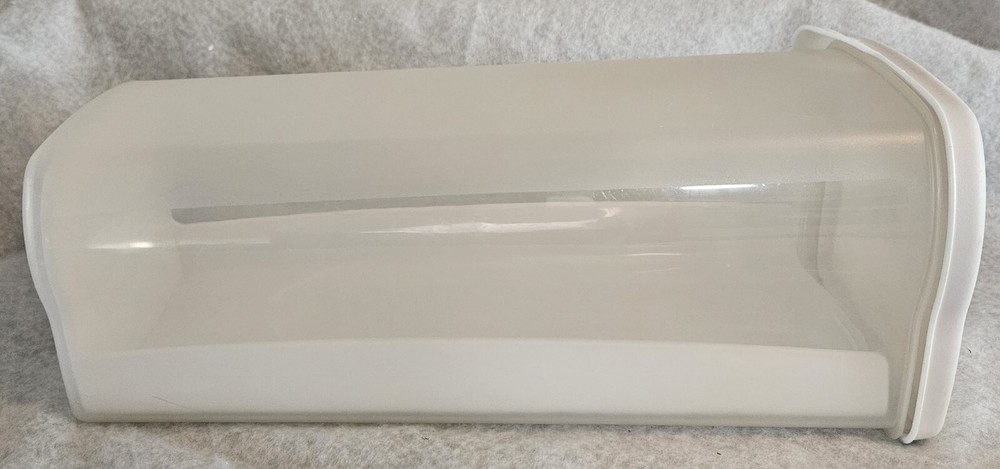Vtg Rubbermaid Servin Saver White 380A Bread Keeper With 380B Drawer & 380C Lid
