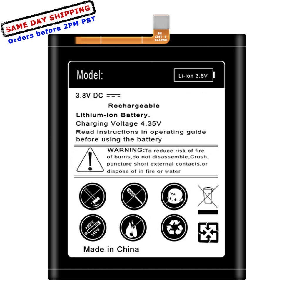 Long Life 3100mAh Replacement TLp029D1 Battery for T-Mobile Revvl 2 5052W Phone