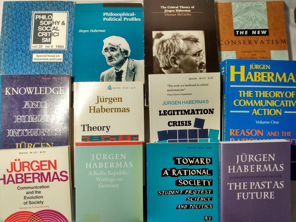 Habermas Lot Political Philosophy Knowledge Cultural Criticism Critical Theory