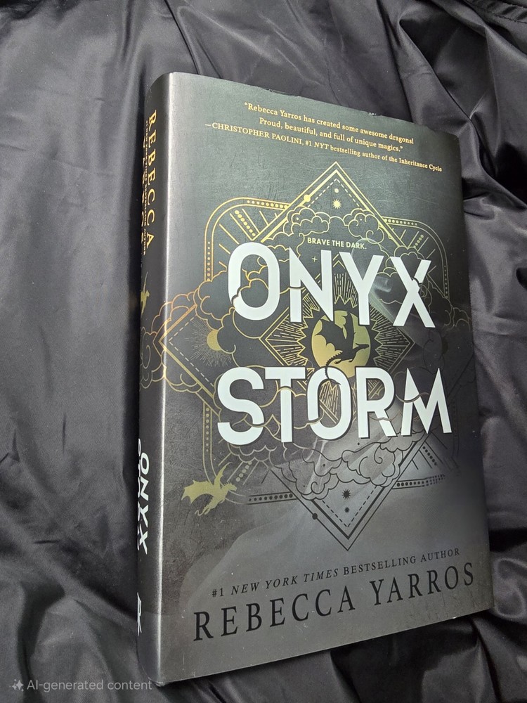 Onyx Storm - Deluxe Limited Edition - Rebecca Yarros 2025, Hardcover