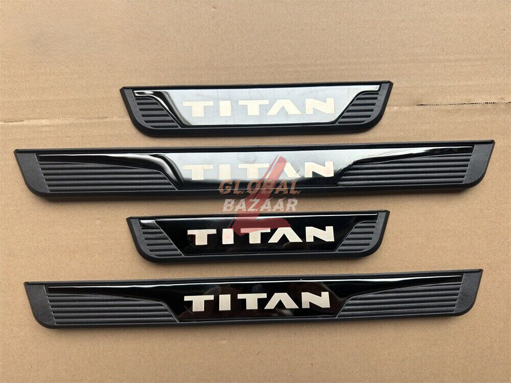 Nissan Titan Door Sill Scuff Plate Protector Set of 4