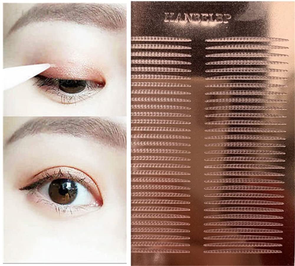 Eyelid Tape, Invisible Eye Stickers, Portable Breathable Natural D