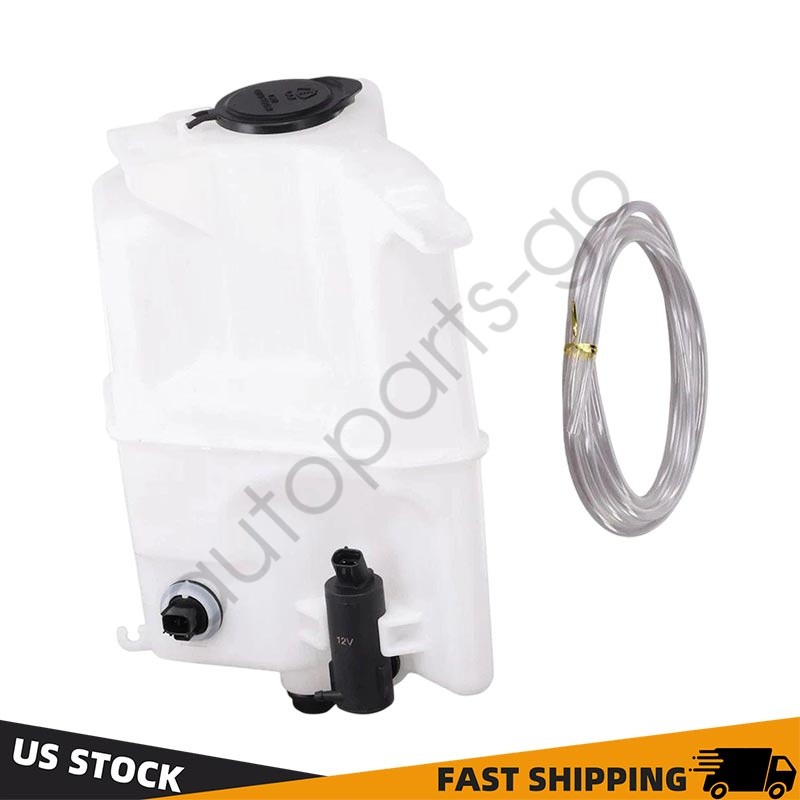 Windshield Washer Reservoir w/ Pump & Cap for Toyota Tacoma 2016 2017 2018-2024