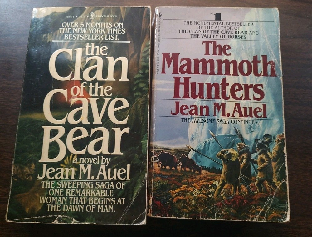The Clan of the Cave Bear and The Mammoth Hunters by Jean M Auel