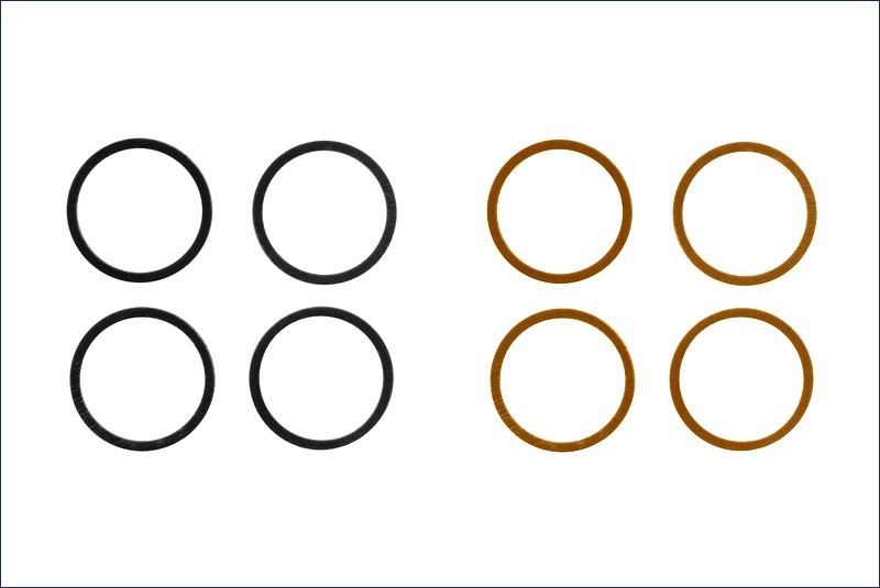 Kyosho 10 X 12mm Shim Set (0.1/0.2) (4) KYO96647