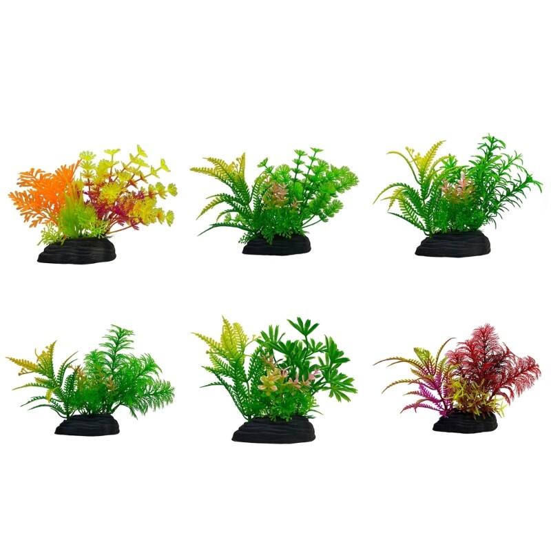 1pc Aquatic Fish Landscape Aquarium Home Decor Artificial Water Grass