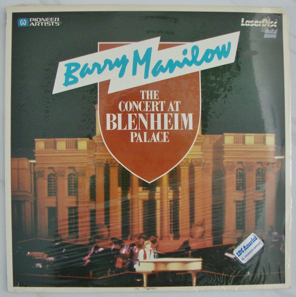 BARRY MANILOW  The CONCERT at  BLENHEIM Palace  England  Music LASERDISC Edition
