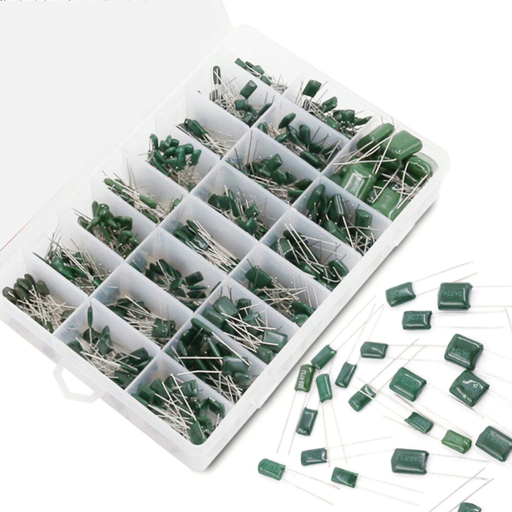 700Pcs Capacitors Durable Convenient Portable Compatible Film Capacitor Office