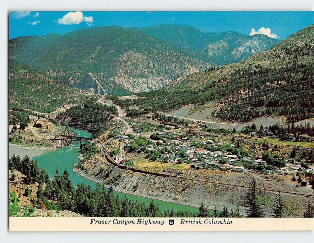 Postcard Fraser Canyon Highway Lytton British Columbia Canada