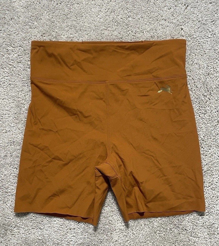 Tracksmith Allston Running Shorts Woman’s Size Small In Caramel orange 5” Inseam