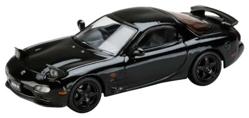 1/64 Mazda RX-7 FD3S Type RS-R 30th Anniversary Black Rotary Engine Diecast