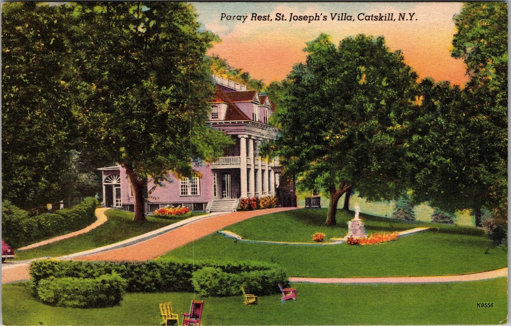 Catskill NY-New York, Parlay Rest, St Joseph's Villa, Vintage Postcard