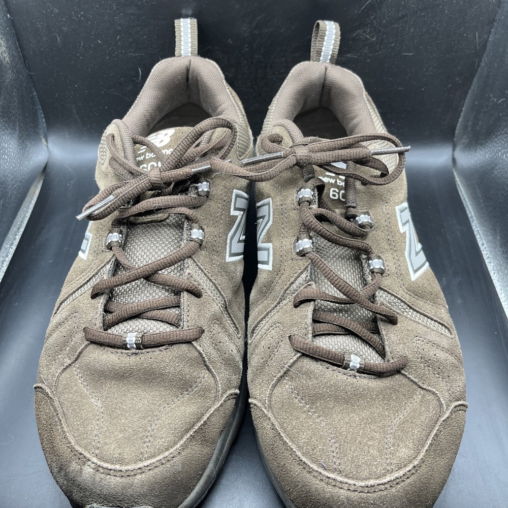 New Balance MX608V4B Brown Suede Walking Shoes Sneakers Men Size 11D No Insoles