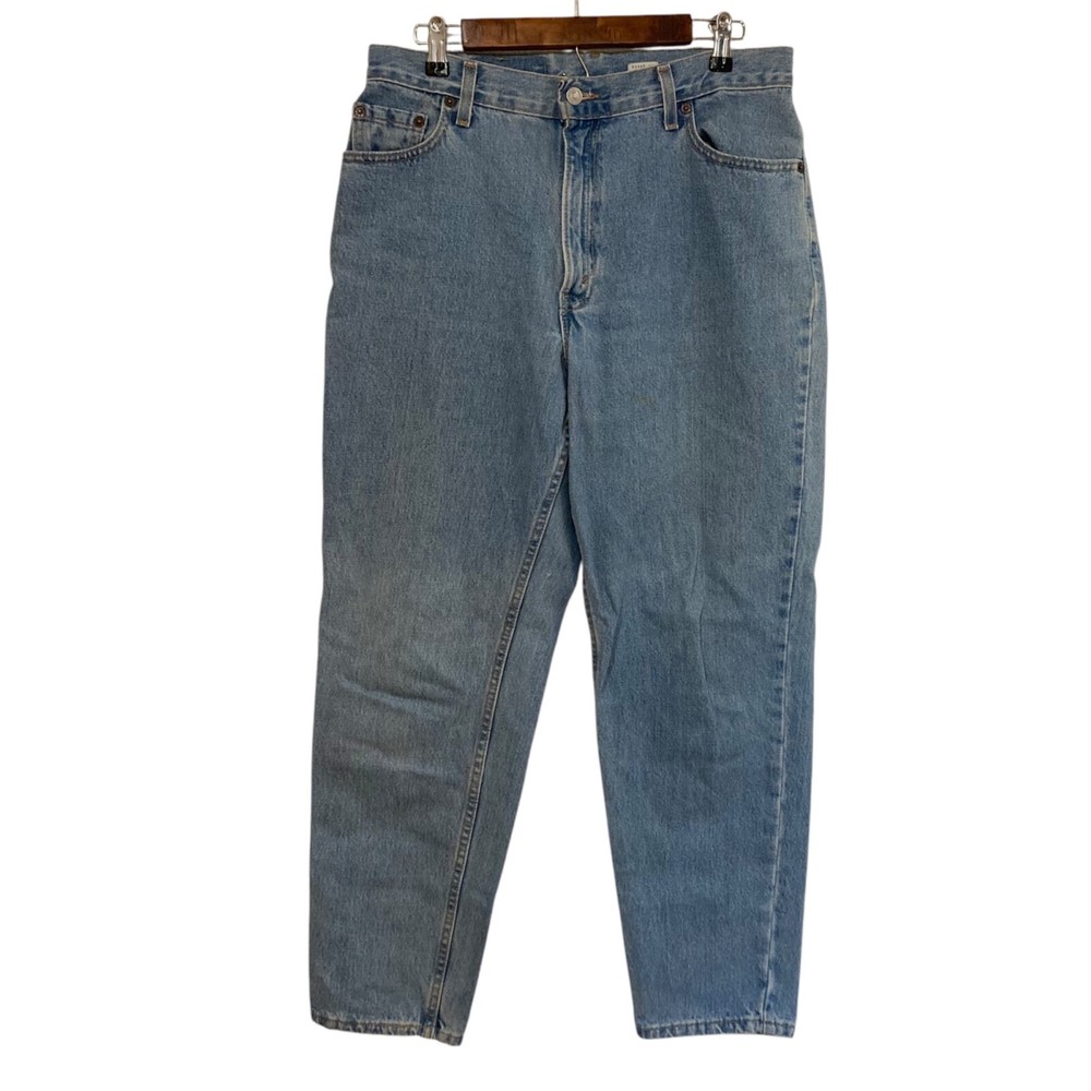 Women’s Vintage Levis 550 Relaxed Fit Tapered Leg Light Wash Jeans Size 14 USA