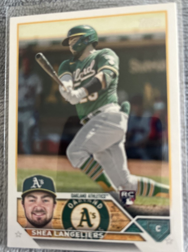 2023 Topps Series 1 Shea Langeliers Rookie Card #127 Oakland Athletics RC Multiple Available