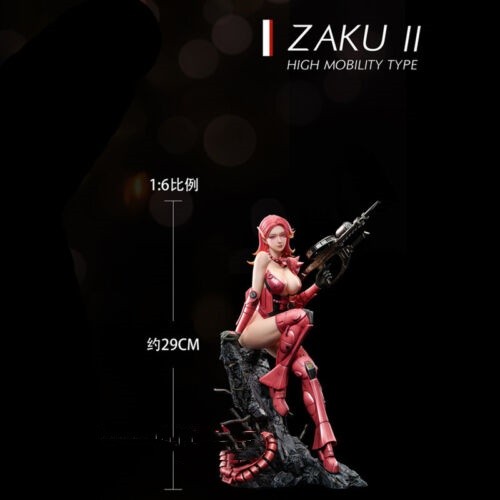 Diamond Studio GUNDAM Zaku Girl Resin Model Statue 1/6 Scale Cast off In Stock