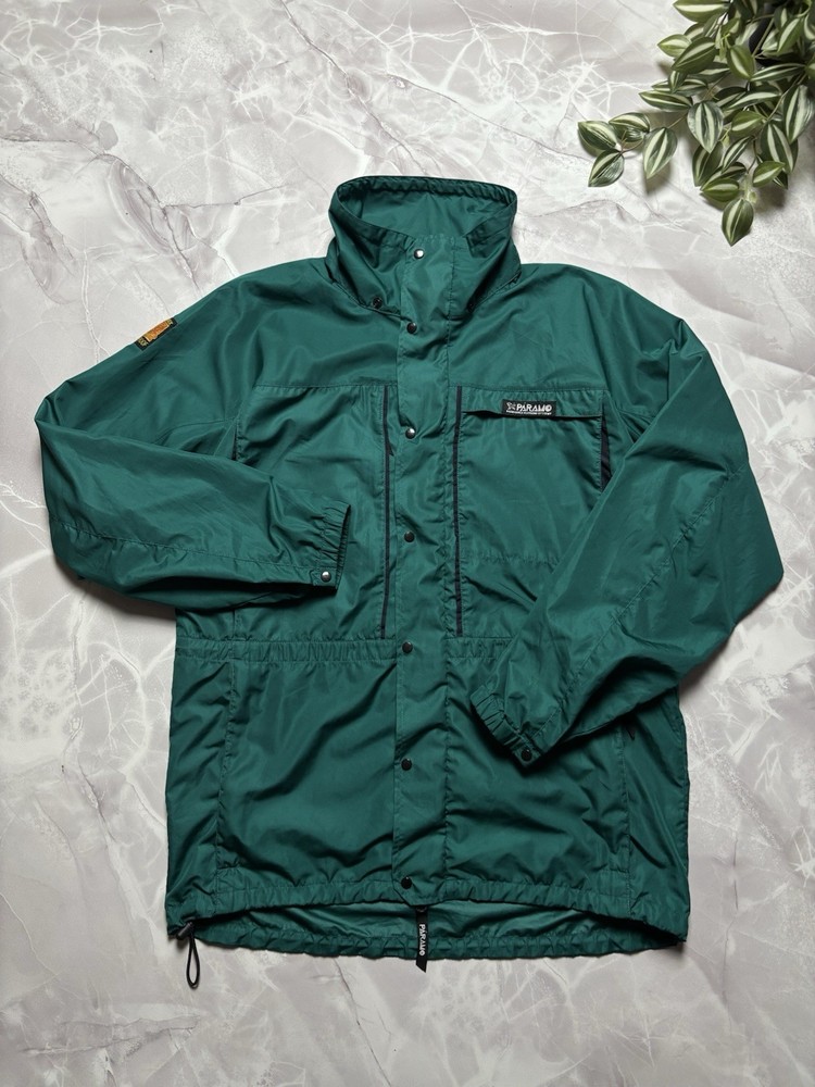 Paramo Nikwax Windproof Breathable Dark Green Jacket Coat Outdoor Men’s Size L