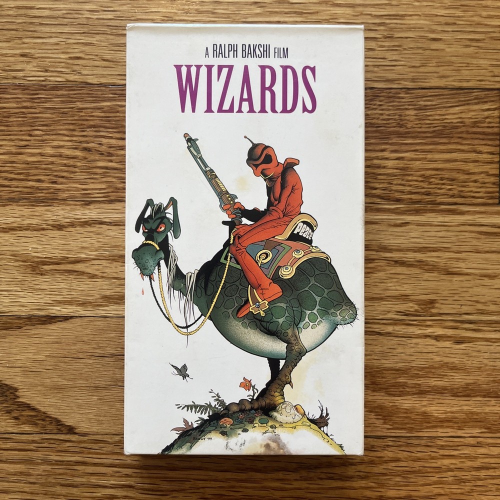 Wizards 1977 VHS Tested Ralph Bakshi Fox Video 1993 VHTF Mark Hamill Animated