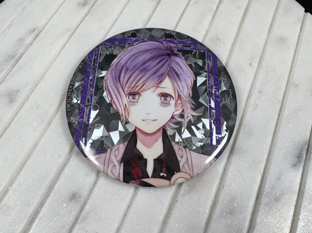 Japanese Anime Diabolik Lovers Holo Can Badge Yui Komori PRINCESS COLLECTION