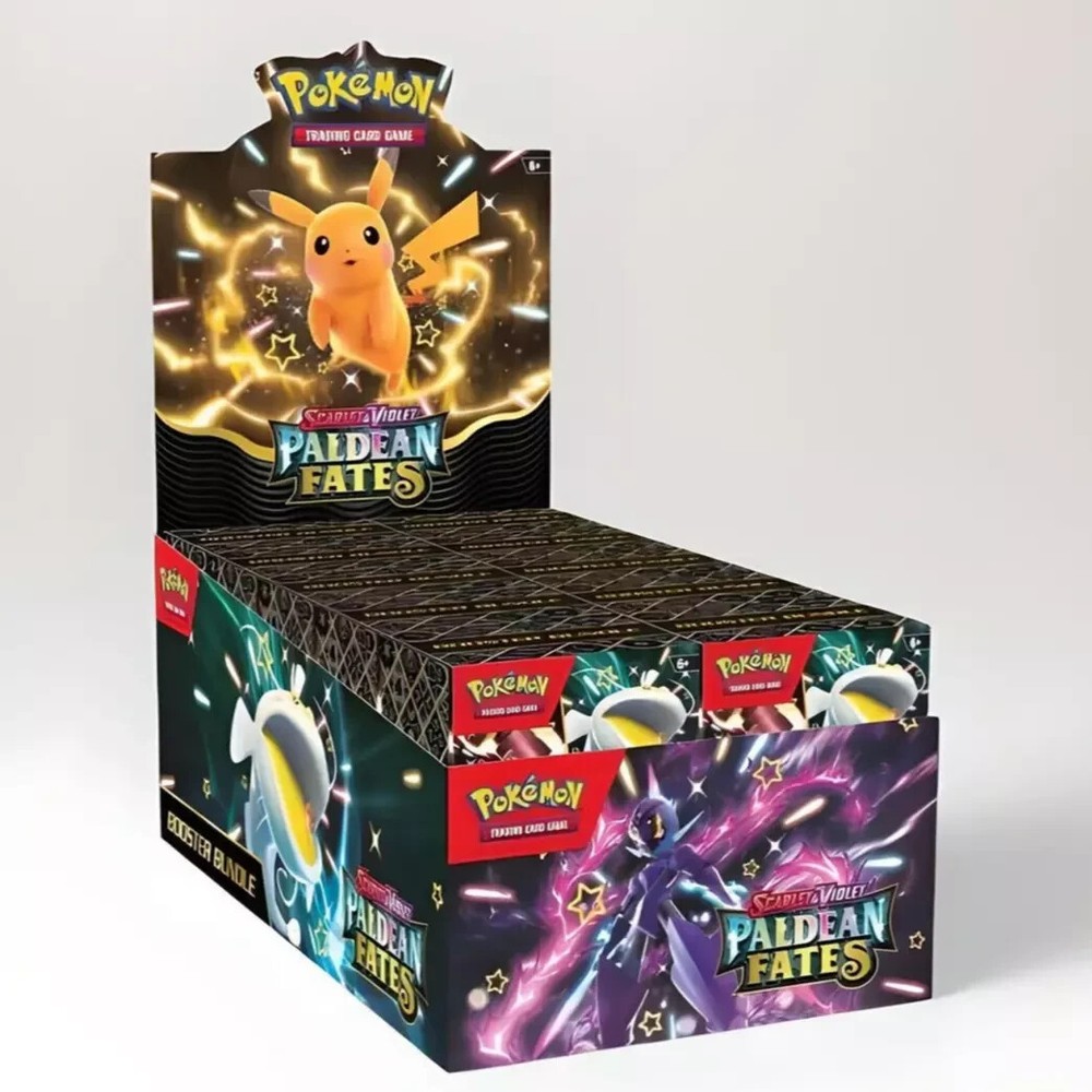 RIP & SHIP- Paldean Fates Pokemon Booster Bundle SEALED Display (10x Mini Boxes)