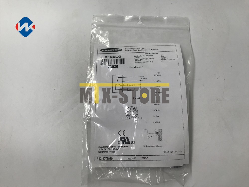 1PC Brand New Ones BANNER QS18VN6LDQ8