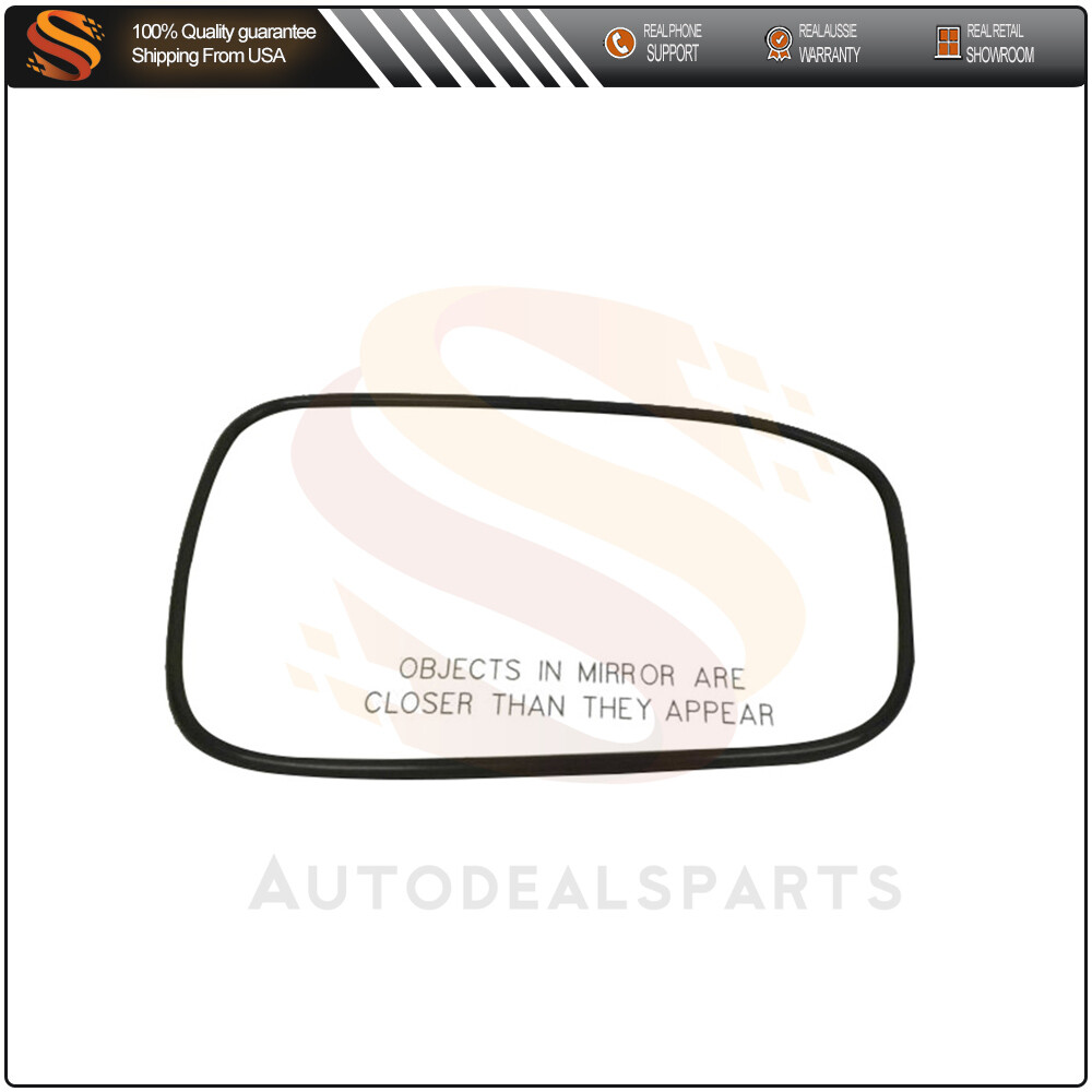 Replacement Mirror Glass Fit For 2003-07 HONDA ACCORD RH Passenger Side w/Base