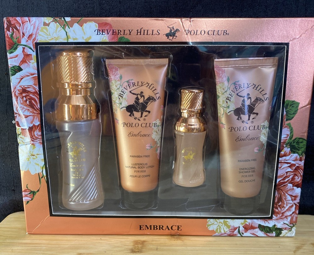 Collectors Beverly Hills Polo Club Embrace for Ladies 4pc Variety Set NWB