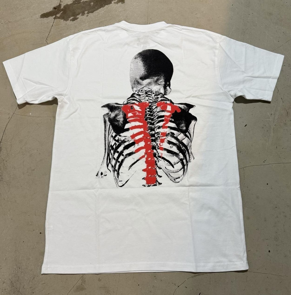VLONE x NBA Youngboy Graphic T-Shirt White Red Black Short Sleeve S