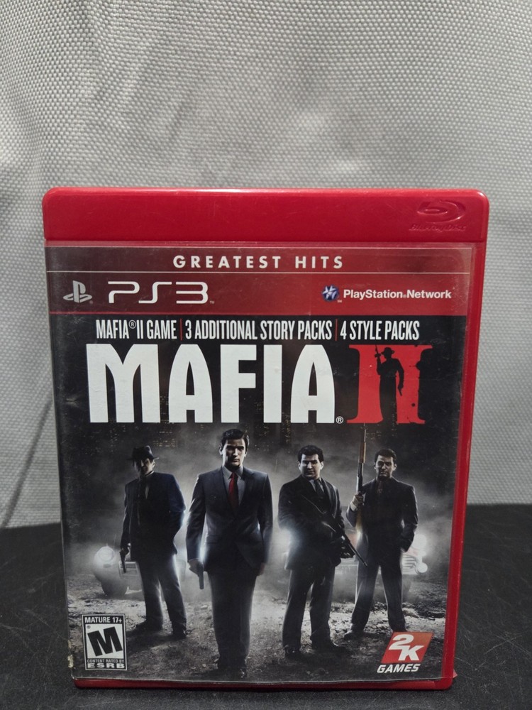 Mafia II -- Greatest Hits (Sony PlayStation 3, 2011) CIB Complete In Box Tested