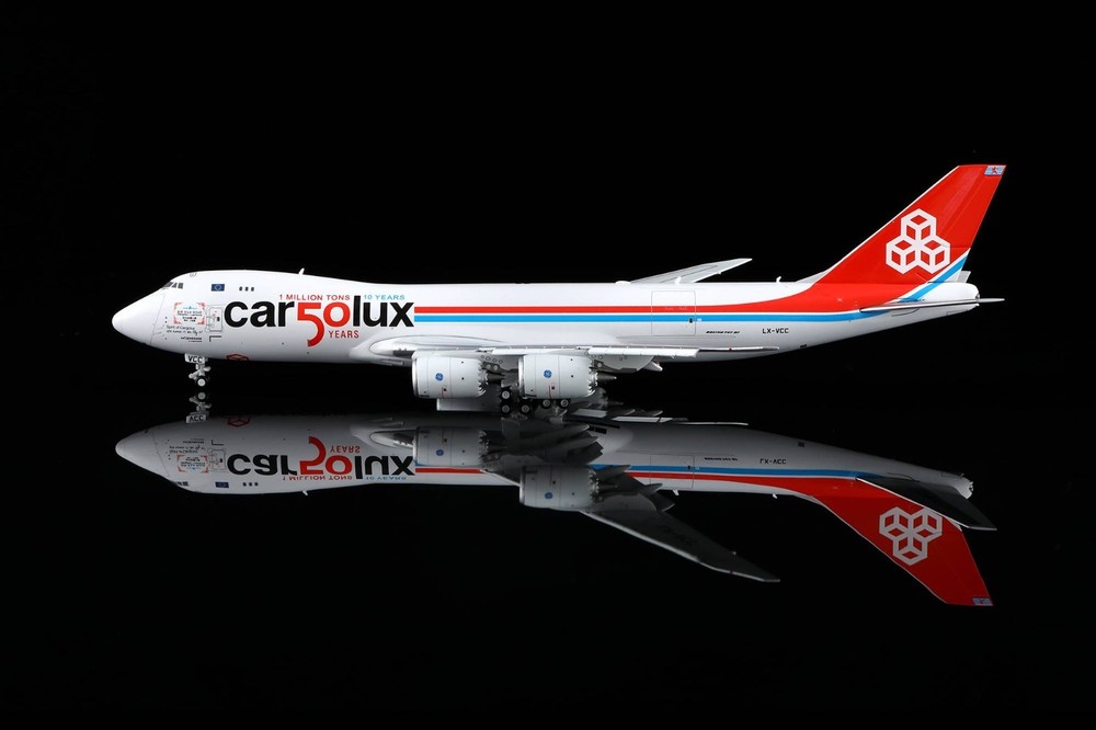 HX Models 1:400 Cargolux Boeing 747-8F LX-VCC 