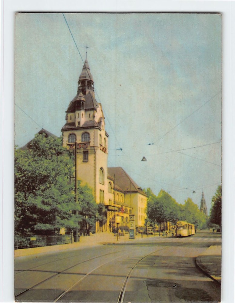 Postcard Town of Leipzig Saxony Germany