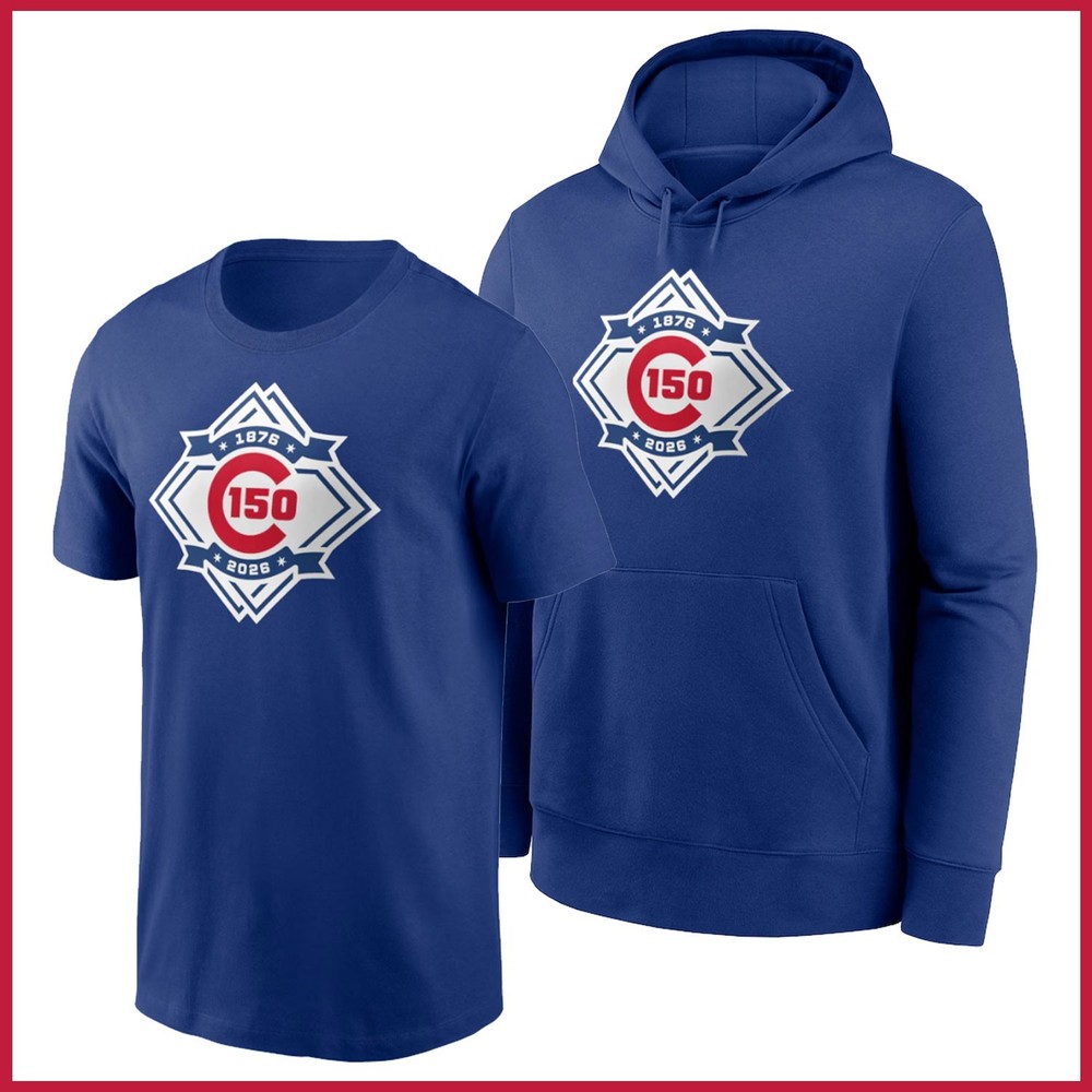HOT SALE - Chicago Cub$ 150th Anniversary 1876-2026 Logo Unisex T Shirt All Size