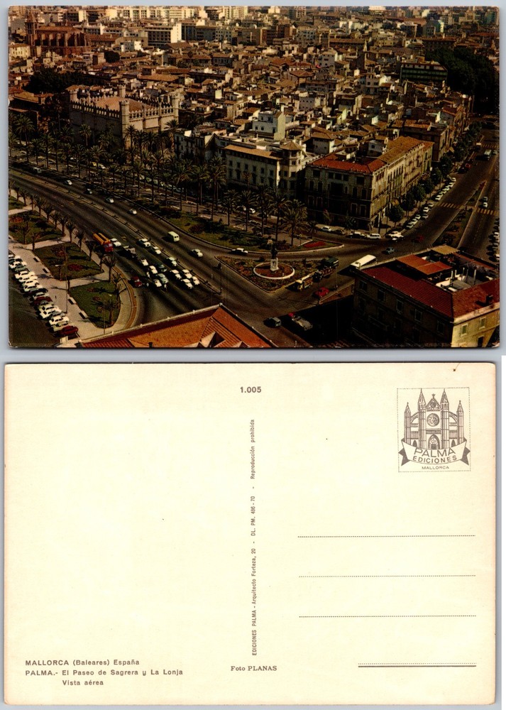 Continental Palma De Mallorca La Lonja Postcard
