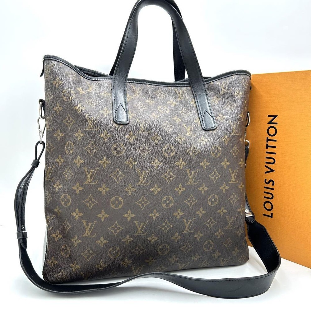 Louis Vuitton Davis Monogram Macassar 2-Way Crossbody Shoulder Bag