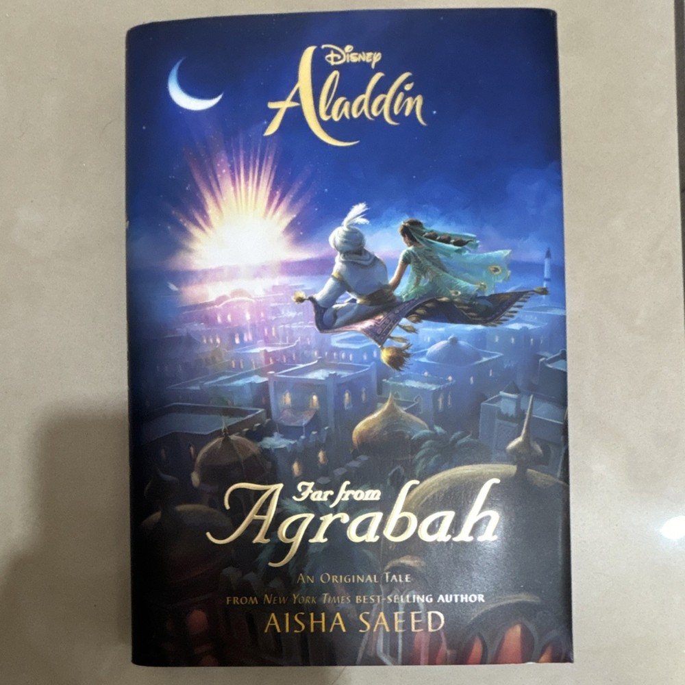 Disney Aladdin: Far from Agrabah Hardcover (2019) Aisha Saeed Dust Jacket