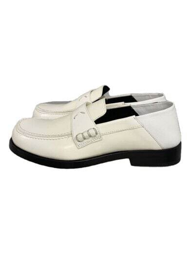 Maison Margiela Loafers 35 Wht Leather S58Wr0090 Surface Burns  FRh73