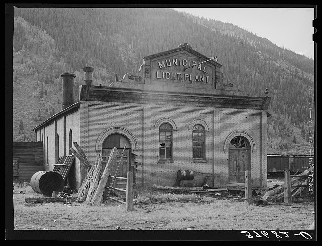 [Untitled photo, possibly related to: Light plant. Silverton, Colorado]
