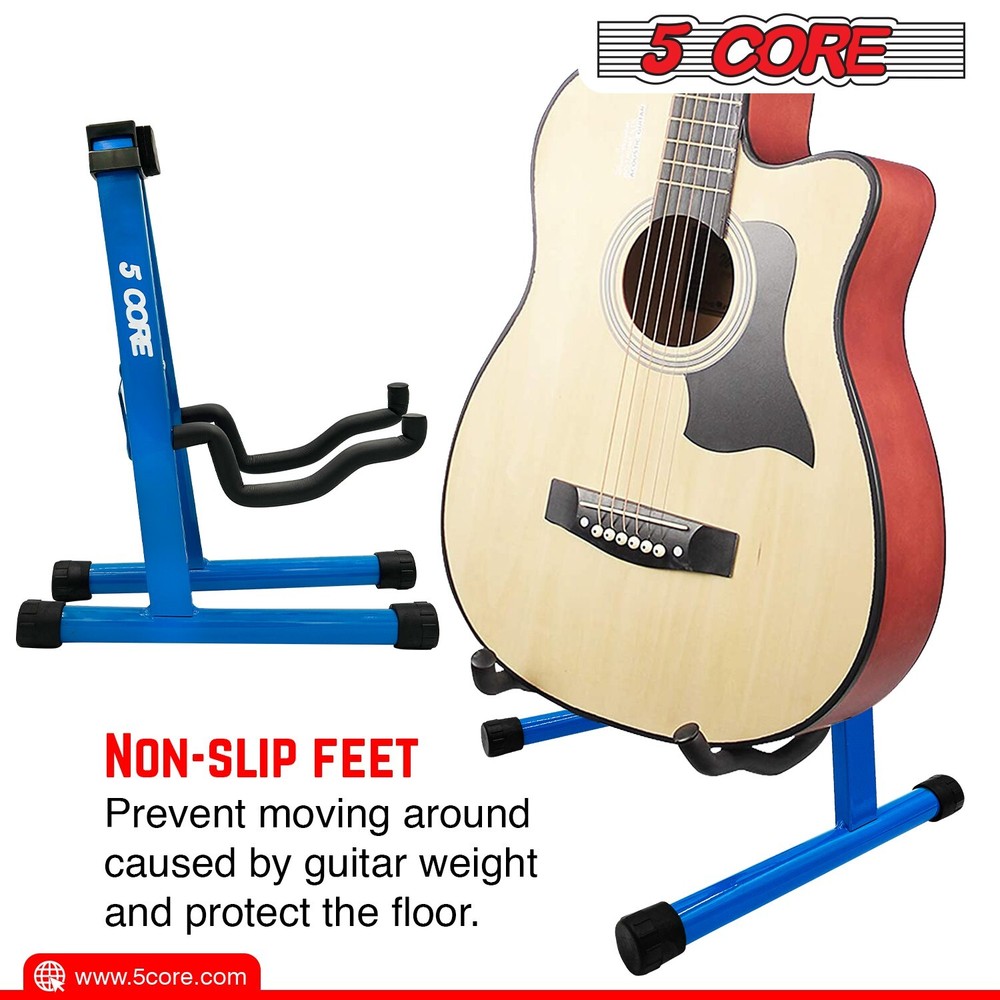 Classical Guitar Stand Floor Adjustable Heavy Duty A Frame Fold Acoustic Stand