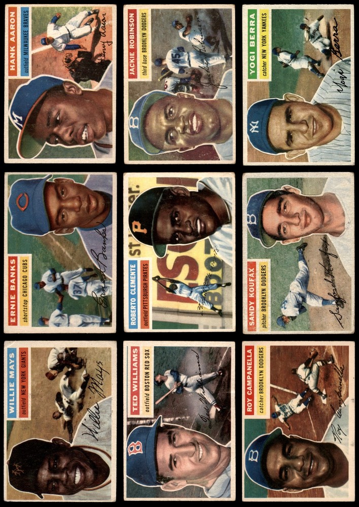 1956 Topps Baseball Complete Set 2.5 - GD+ 6799020
