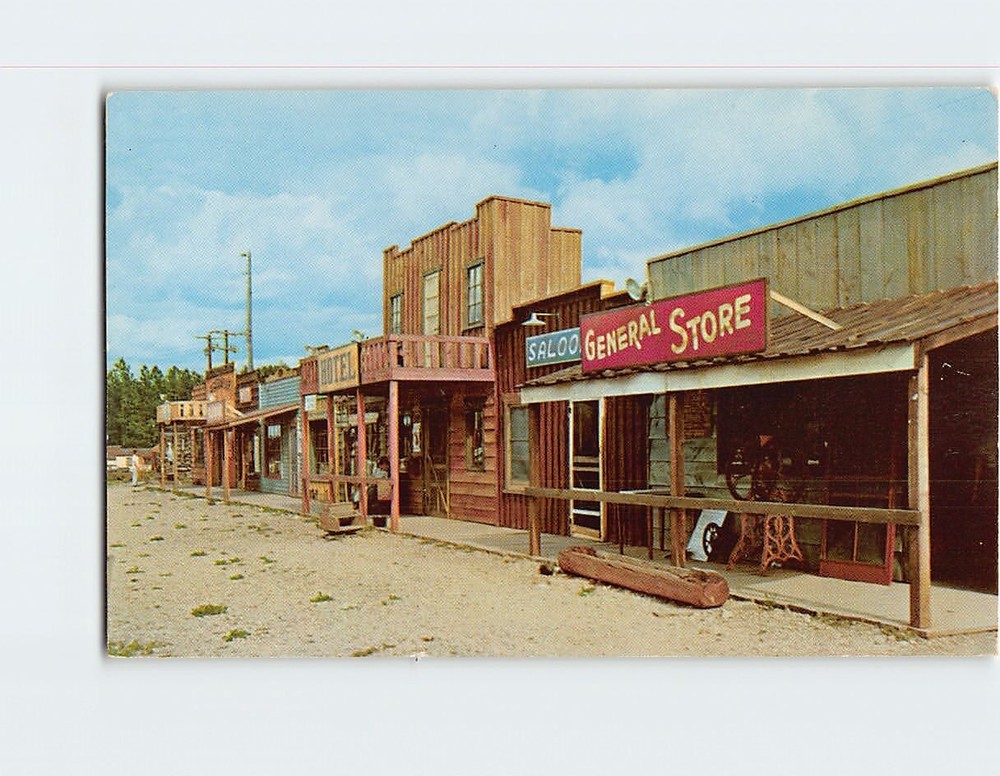 Postcard Rockerville Gold Town Rockerville South Dakota USA