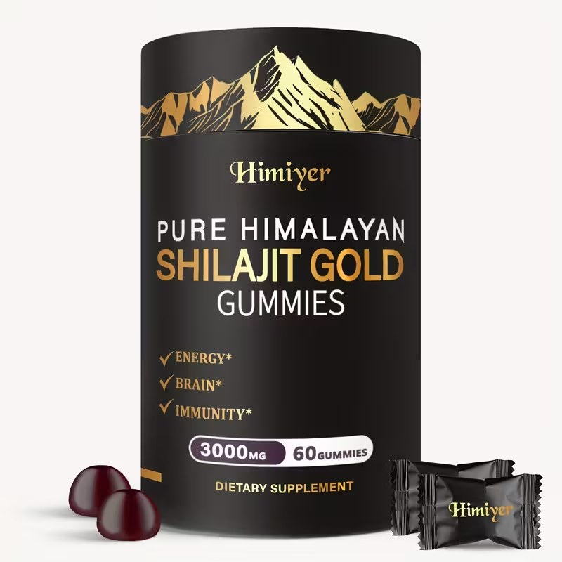 Himalayan Shilajit GOLD Gummies, Organic, Extremely Potent 3000 mg, Fulvic Acid