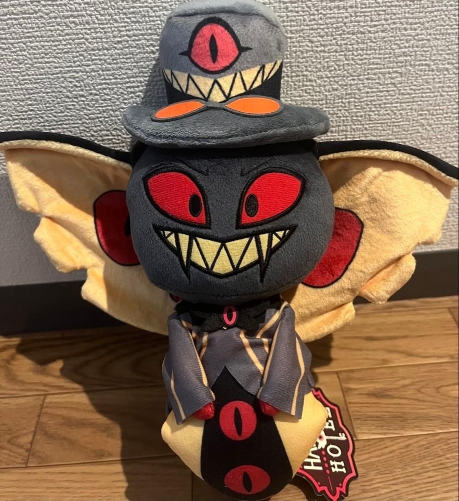 Hazbin Hotel Sir Pentious Sitting Plush Doll Roiund 1 Limited about 20cm