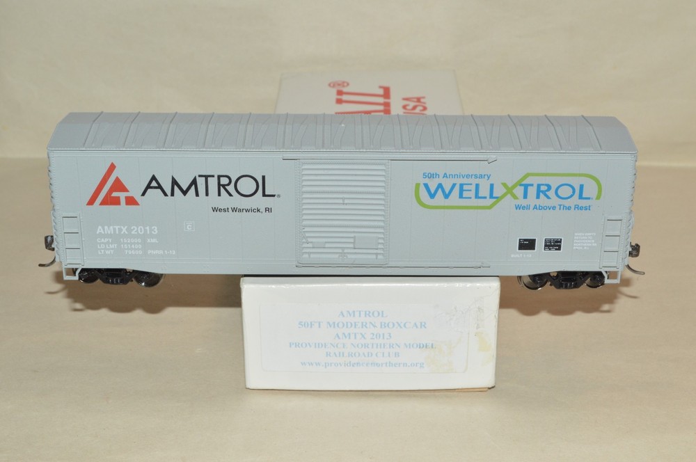 HO scale Accurail Providence Northern Amtrol Well Troll 50' box car train MWKD