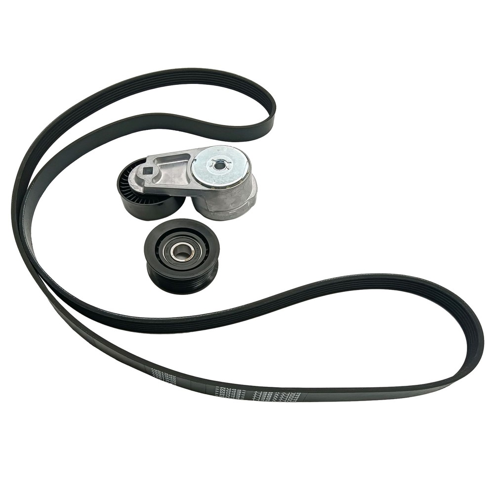 Serpentine Belt Tensioner Pulley Kit for Chrysler 200 Dodge Journey Ram C/V 3.6L