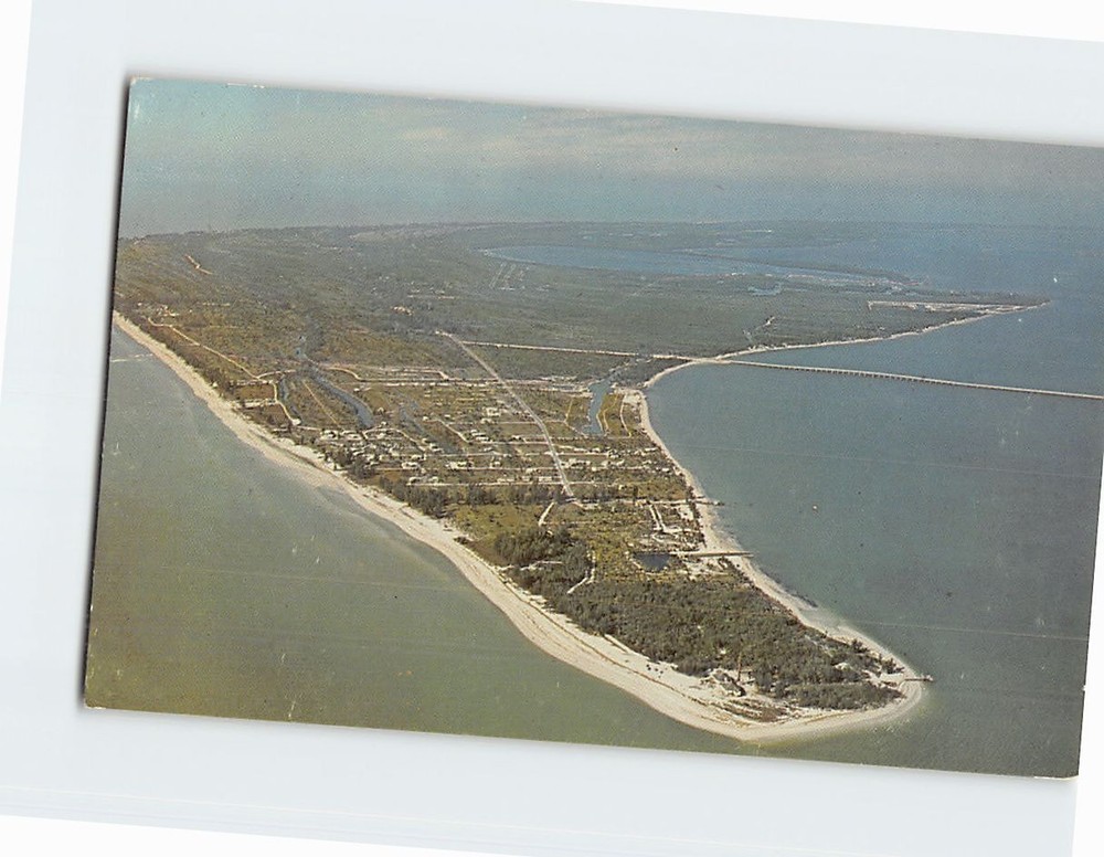 Postcard Aerial View Tropical Sanibel Island Florida USA North America
