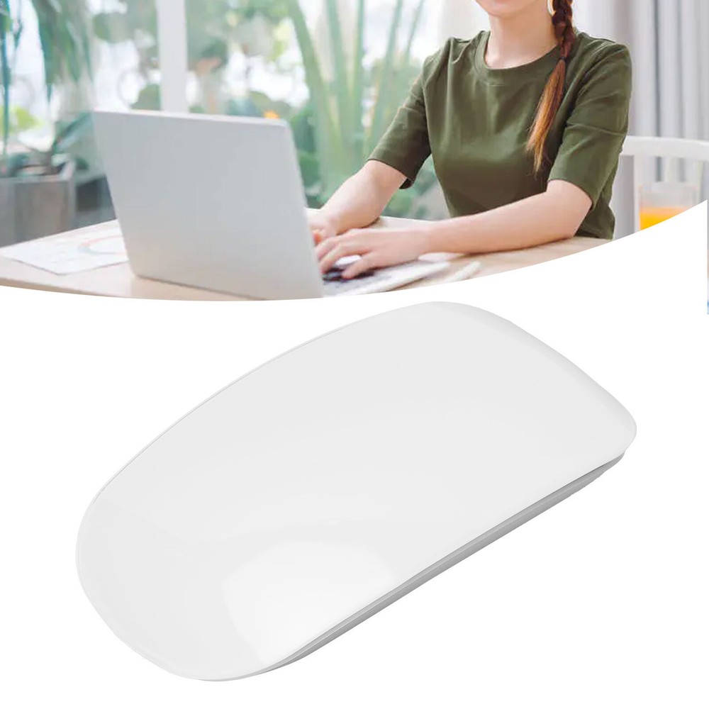 Wireless Mouse Low Decibel Ergonomic Design Portable Mice Touch Control Computer