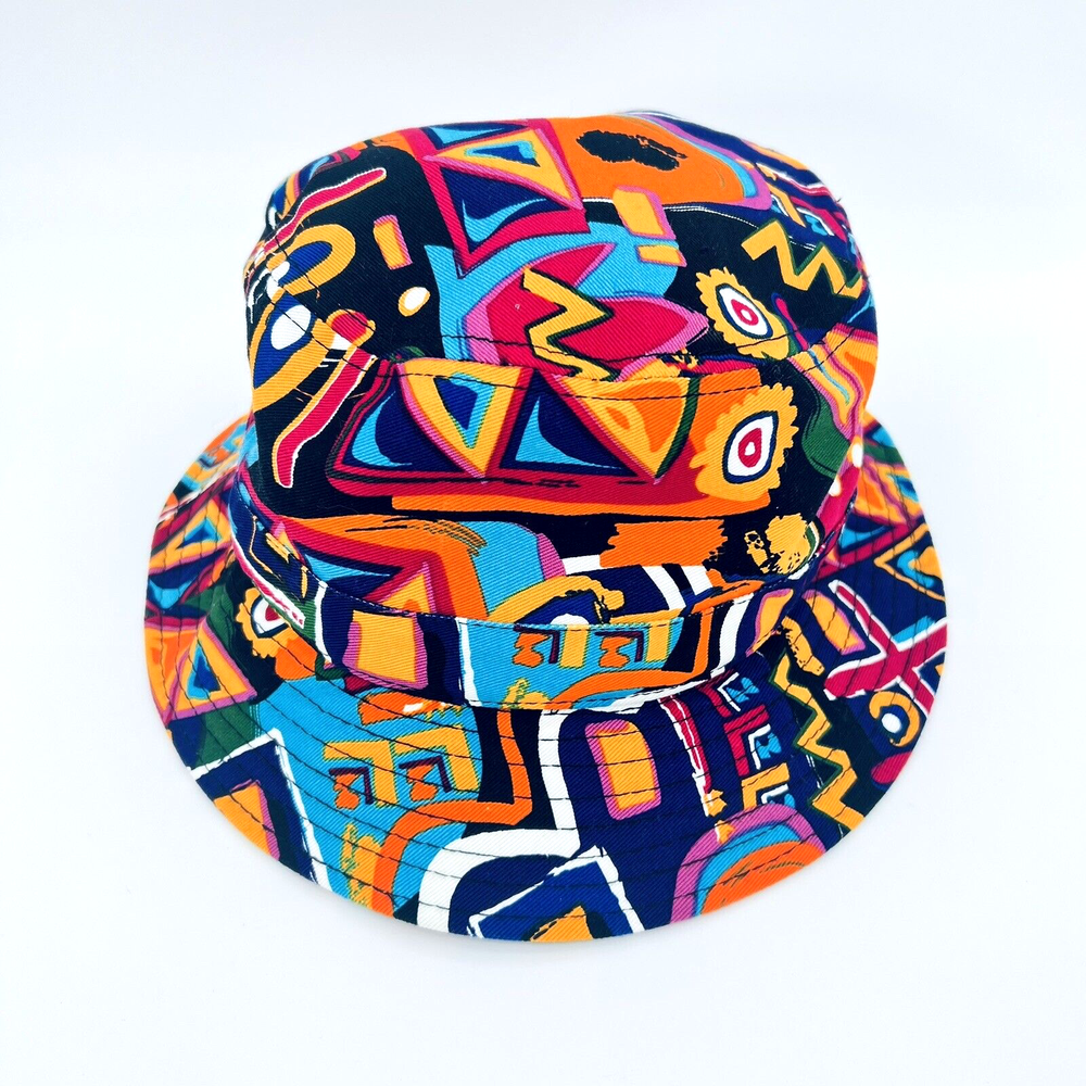 KBETHOS Retro Hip Hop Graffiti Abstract Fresh Prince 80s 90s Bucket Hat One Size-image