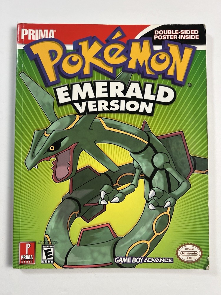 Pokemon Emerald Prima Official Strategy Guide Game Boy Advance No Poster
