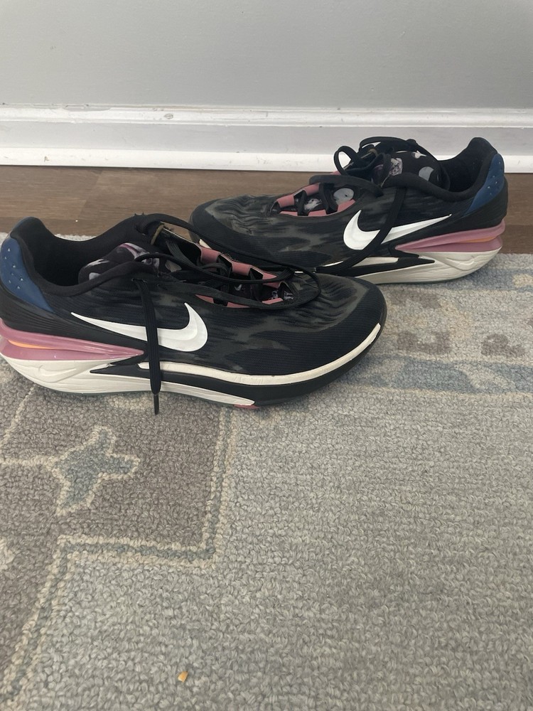 Nike Gt Cut 2 Air Zoom Black Pink White Blue Men's Basketball Shoe’s Size 12